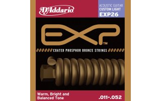 DAddario EXP26 - Phosphor Bronze Custom Light [11-52]